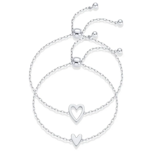 Hjertebåndet - Mor og datter armbånd