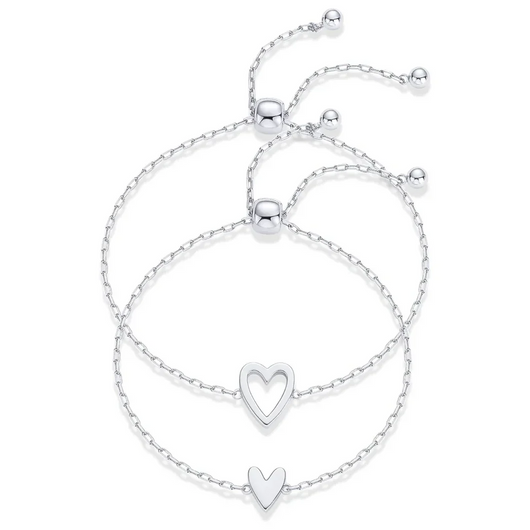 Hjertebåndet - Mor og datter armbånd